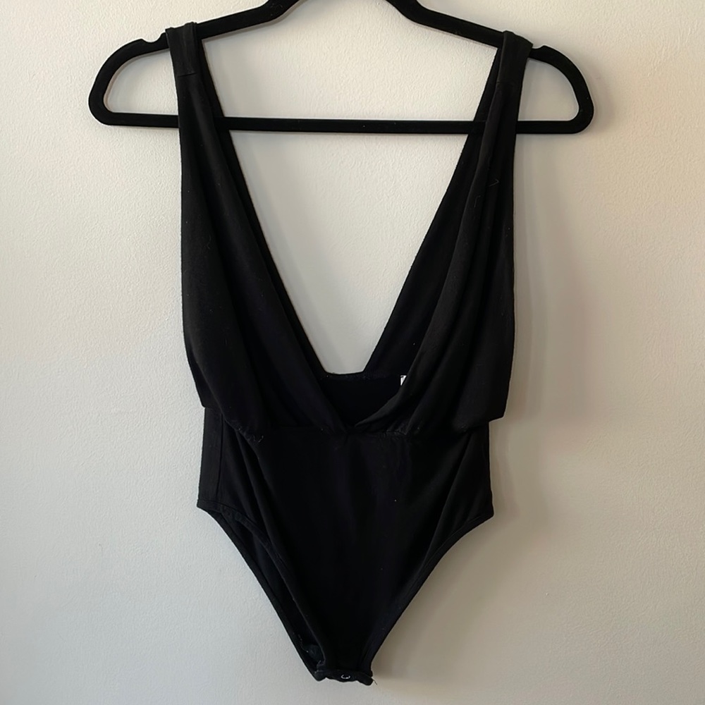 Subdued black one piece